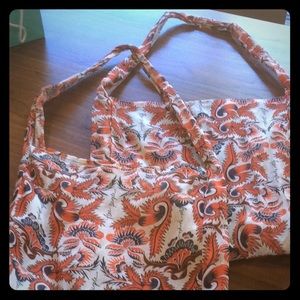 Two reusable Free People bags